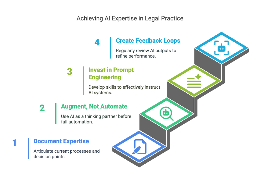 Achieving AI expertise in legal practice