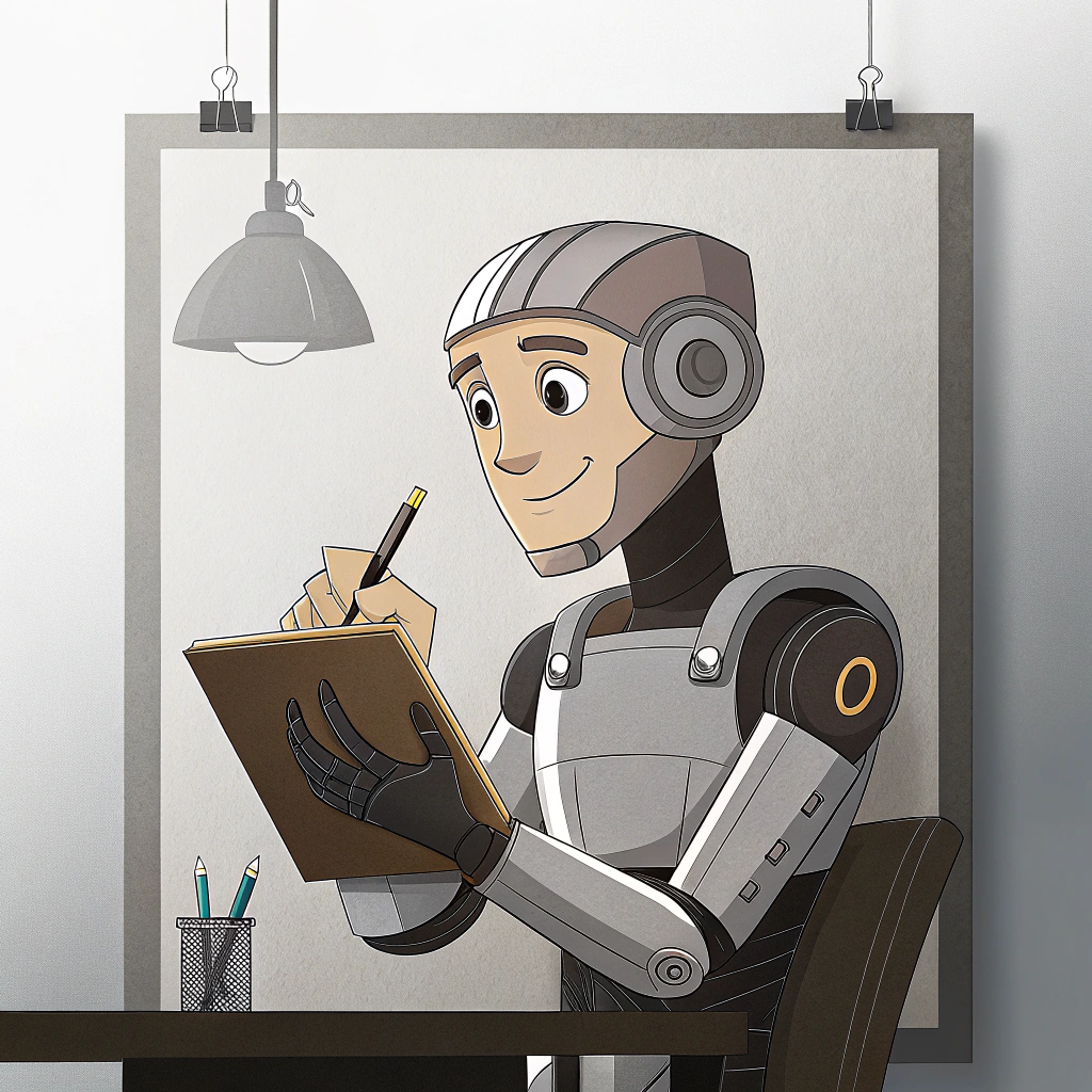 quill-friendly-male-robot-that-focuses-on-writing